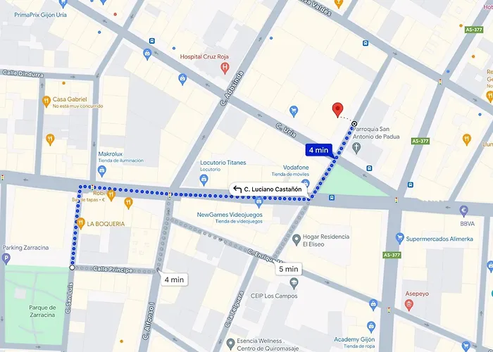 Playa San Lorenzo Con Parking Gratis * Gijón